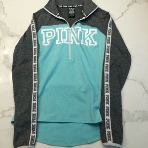 PINK ultimate half-zip jacket✨